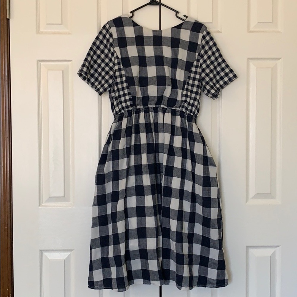 Stevie Hender Blue Gingham Dress